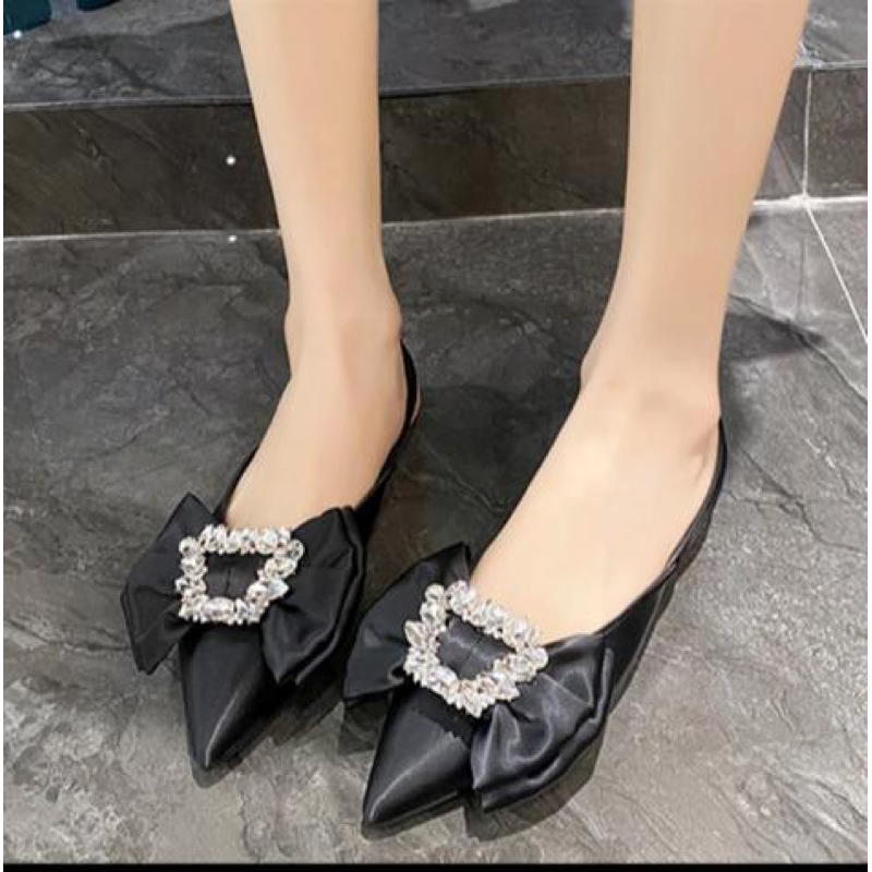 flat shoes HR02 sol karet premium