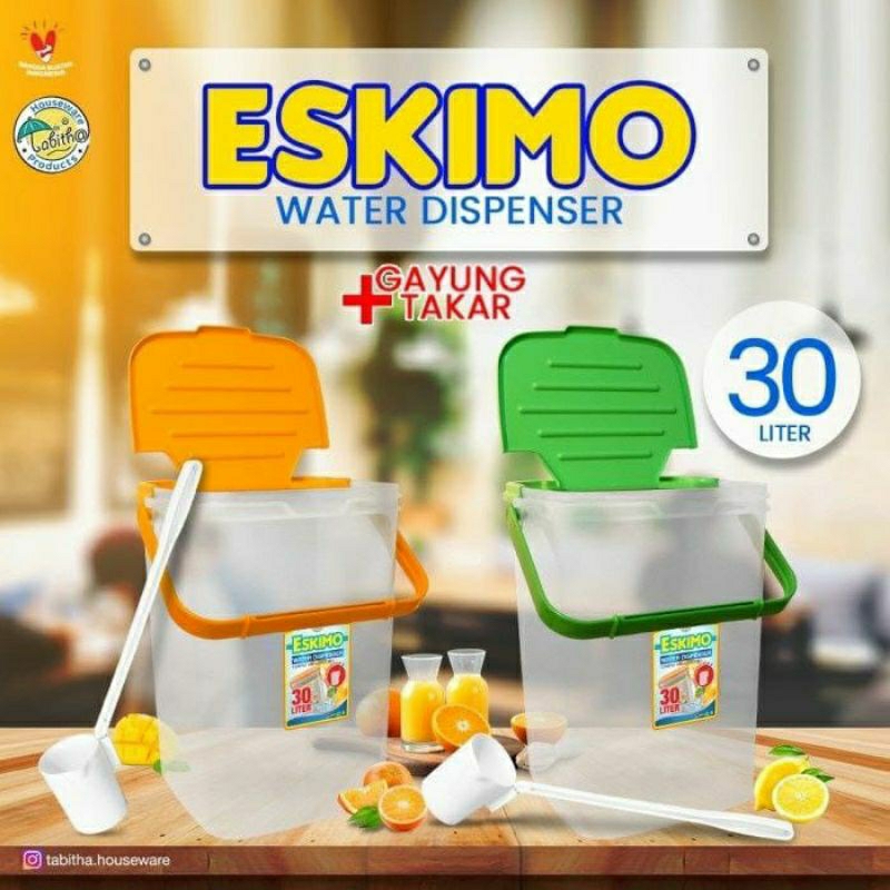 Dispenser Air Eskimo/Water Dispenser Eskimo + Gayung