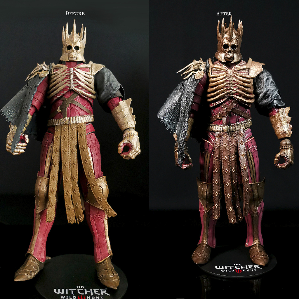 Mcfarlane Eredin Breacc Glas The Withcer 3 Action Figure Repaint