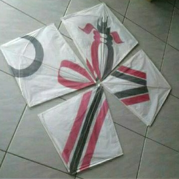 LAYANGAN kertas PULAS JUMBO  SUPER 1 BAL ( isi 500 pcs layangan)