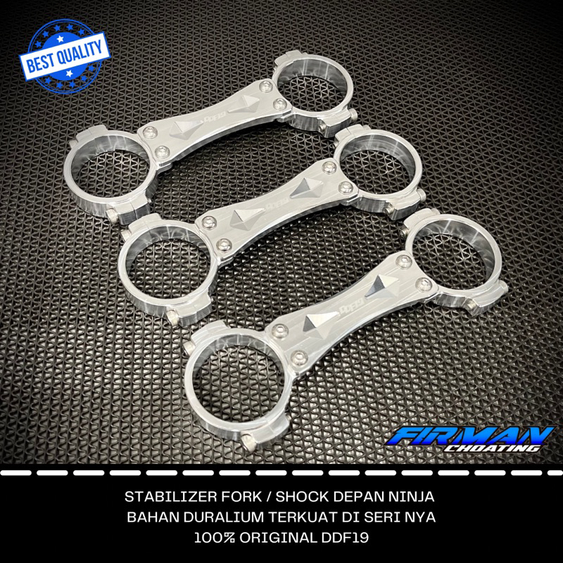 STABILIZER FORK GEMBOK SHOCK DEPAN NINJA SILVER ORIGINAL DDF19