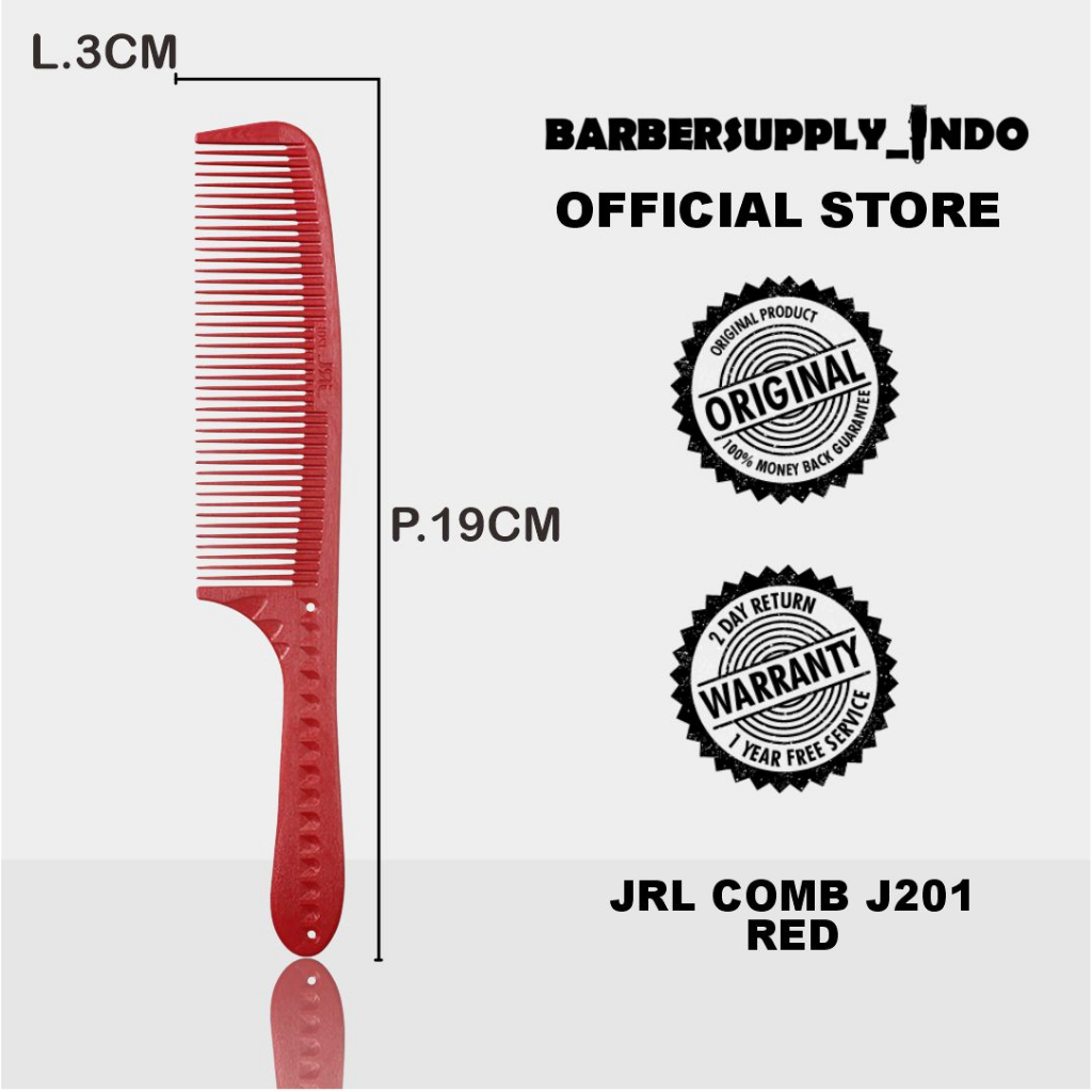 JRL BARBER BLENDING COMB SISIR POTONG RAMBUT SISIR OVER COMB J201