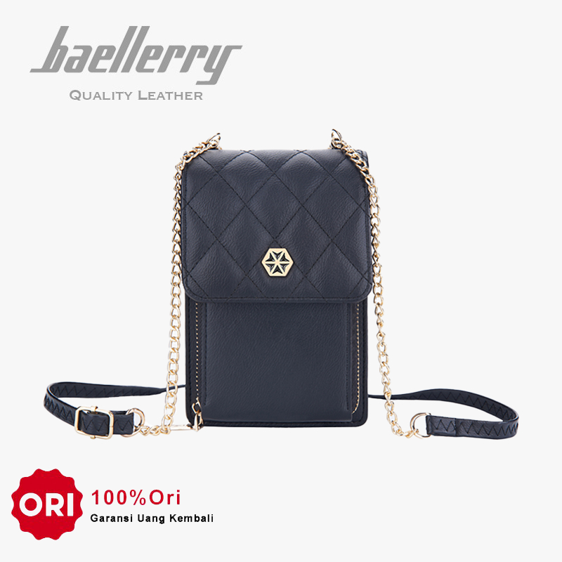 BAELLERRY N2391 Tas Selempang Wanita Tas Handphone Bahan Kulit PU Leather Premium WATCHKITE WKOS