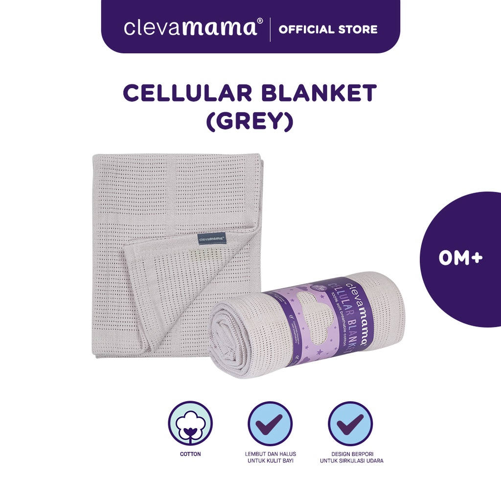 Clevamama Cellular Blanket - Selimut Anak (Tersedia varian warna)