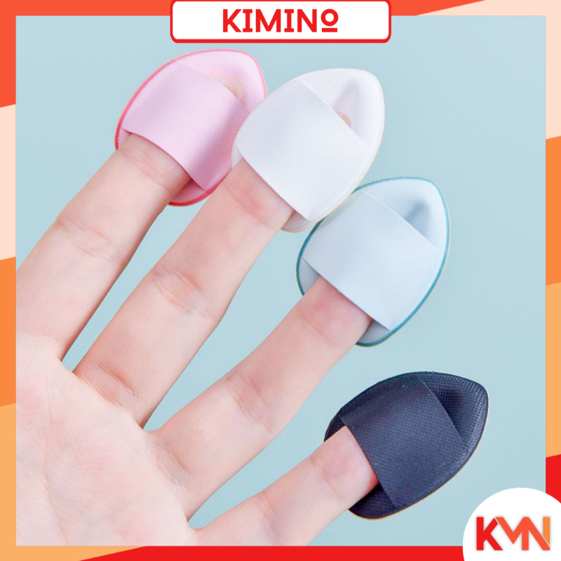 KMN Spon Puff Thumb Air Mini Cushion Concealer Foundation Puff Mini Water Drop Basah Kering Super Lembut