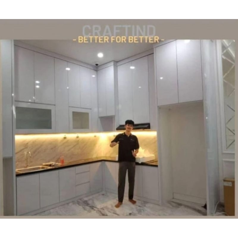 KITCHEN SET | FURNITURE MURAH | FURNITURE CUSTOM | CUSTOM FURNITURE | KITCHEN SET HPL | KITCHEN SET 