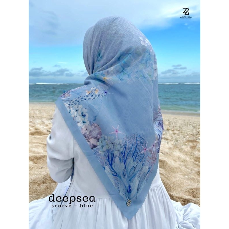 SCARF DEEP SEA BY AZZAHRA#PREMIUM#SYARI