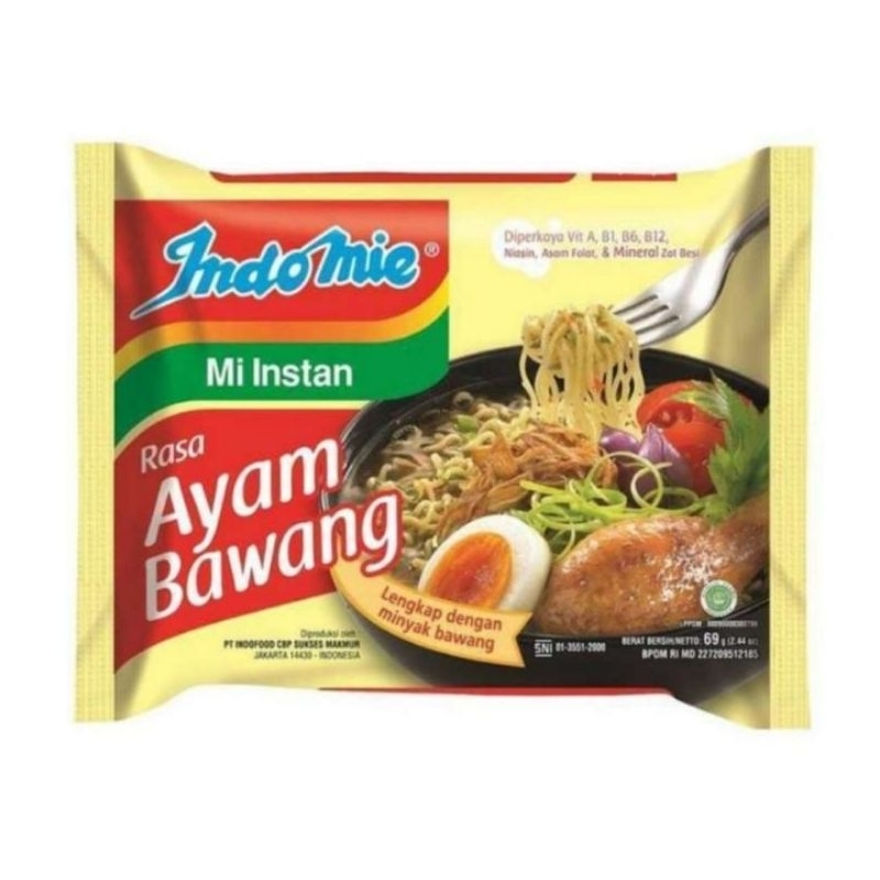 

Indomie ayam bawang 69g