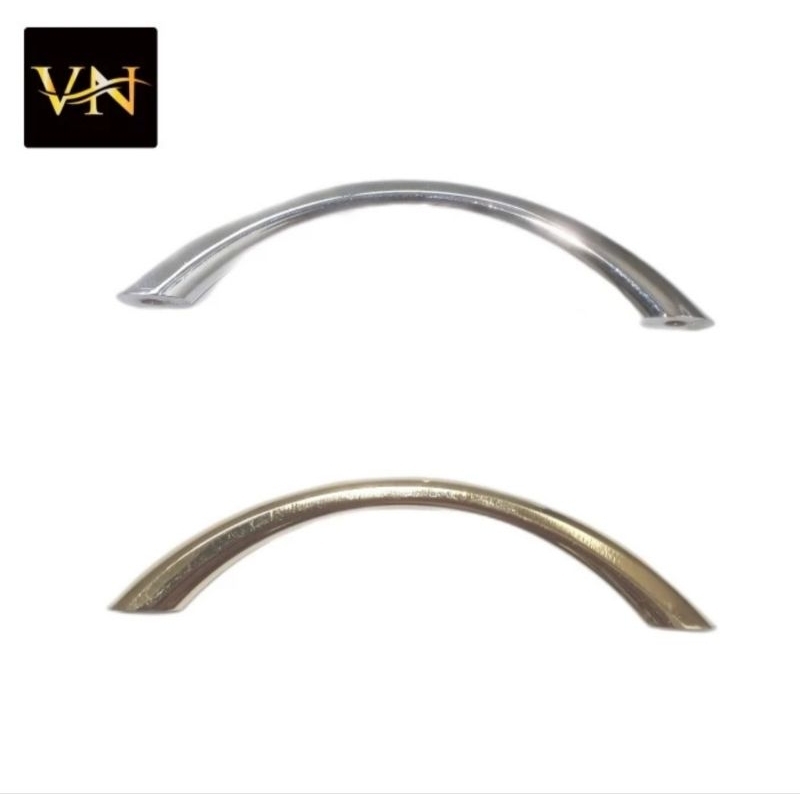 Tarikan Laci / Lemari Pull Handle  VENEZZA Gold Plate/Stainless Plate Lengkung