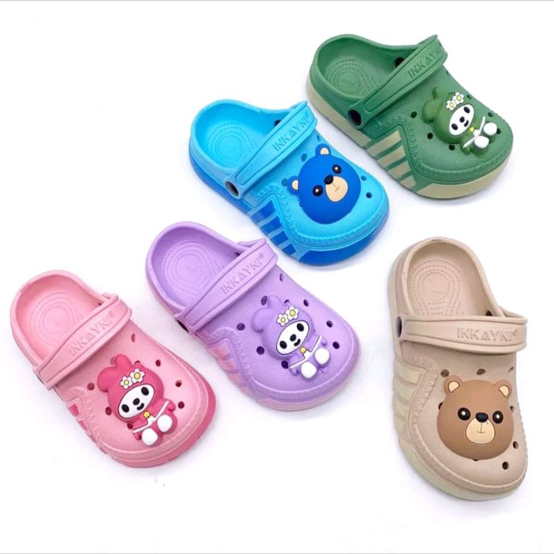 Sandal baim anak perempuan Terbaru INKAYNI (24-29) Sandal croks anak wanita trendy nyaman ringan kekinian