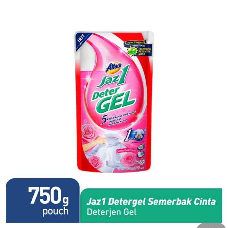 Attack Jaz 1 Detergel Deterjen Gel 750mL | Attack Detergel