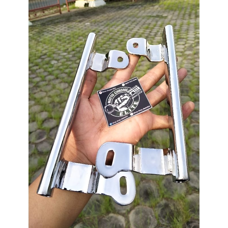 CHROME ORI COPOTAN BEGEL FIZ R FIZR F1ZR PEGANGAN SAMPING FIZR R ORIGINAL