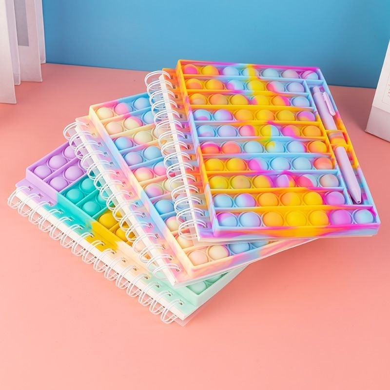 

Buku Catatan Cover Pop It/Notebook/Pop It