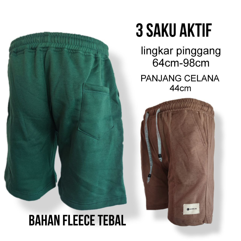 Celana Pendek Distro Boardshort Pria Wanita Shortpants FLECEE Tebal