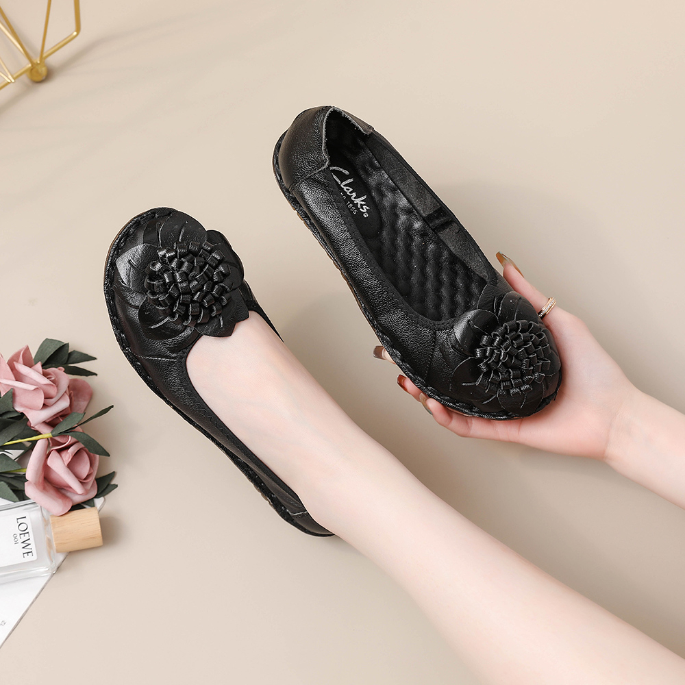 Clarks new pita Sepatu  woman clarks flat wanita kulit asli Sepatu Wanita  melati