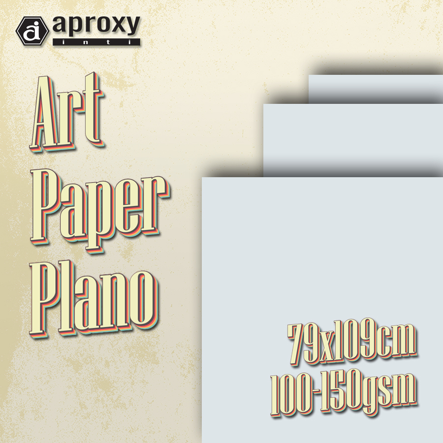 

ART PAPER 79 x 109 CM, 100, 120, 150 GSM