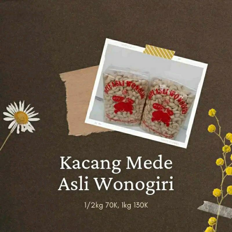 

Kacang Mete Mede MENTAH kering 2kg Kacang Mede Asli Wonogiri