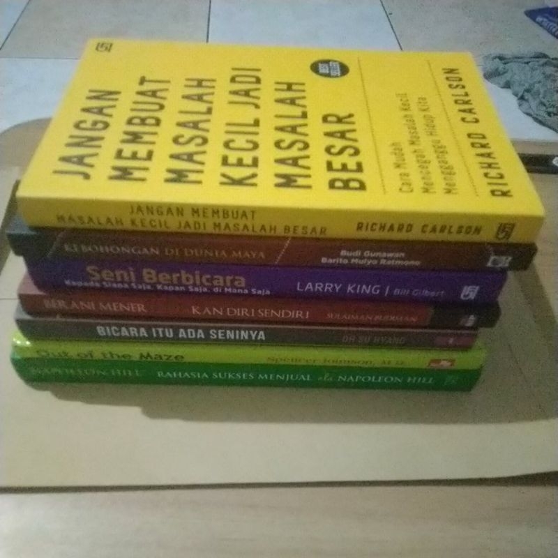 Buku Bekas Self Improvement Original