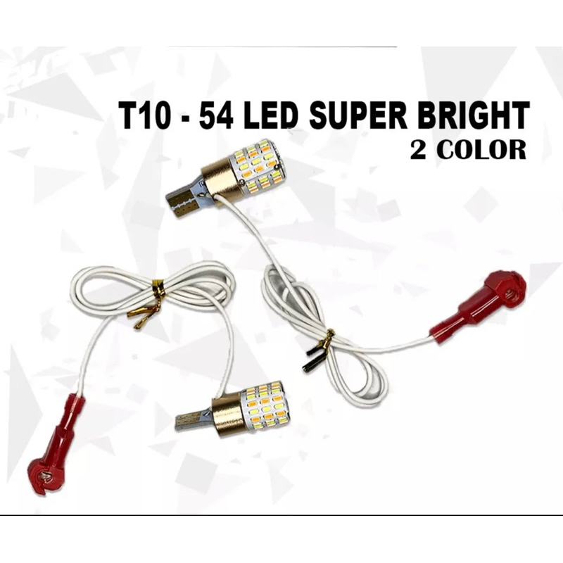 Lampu Led T10 2 Mode 2 warna sein dan senja Motor Nmex Aerok Pcx Adv Model Luminos