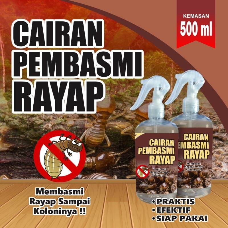 Cairan Pembasmi Rayap Ampuh kenasan Spray Trigger 500 ml