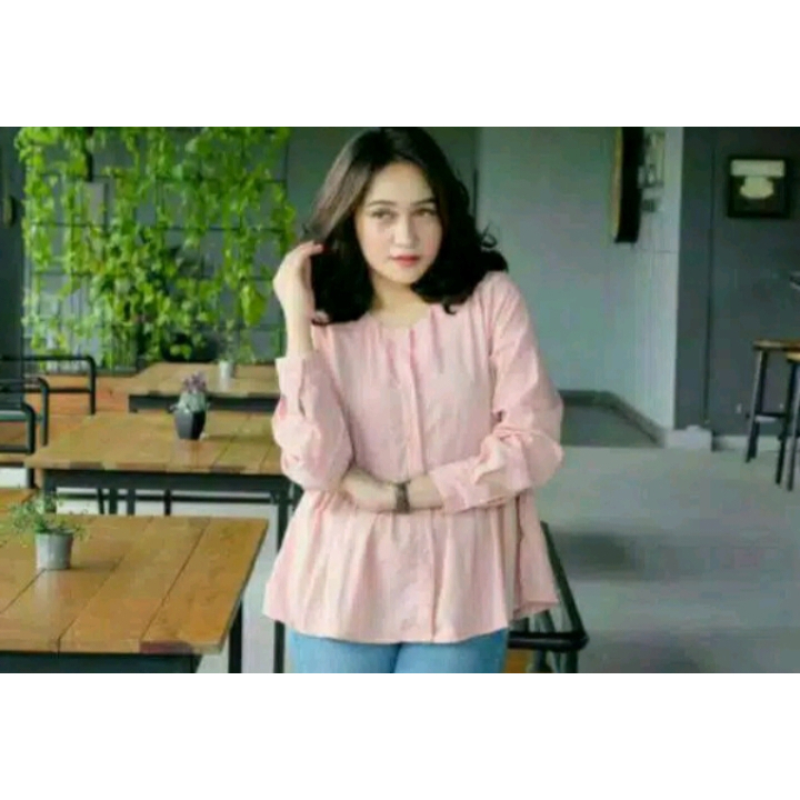 aljeta crinkle/ baju wanita bahan crinkle/baju wanita murah/ atasan wanita kekinian