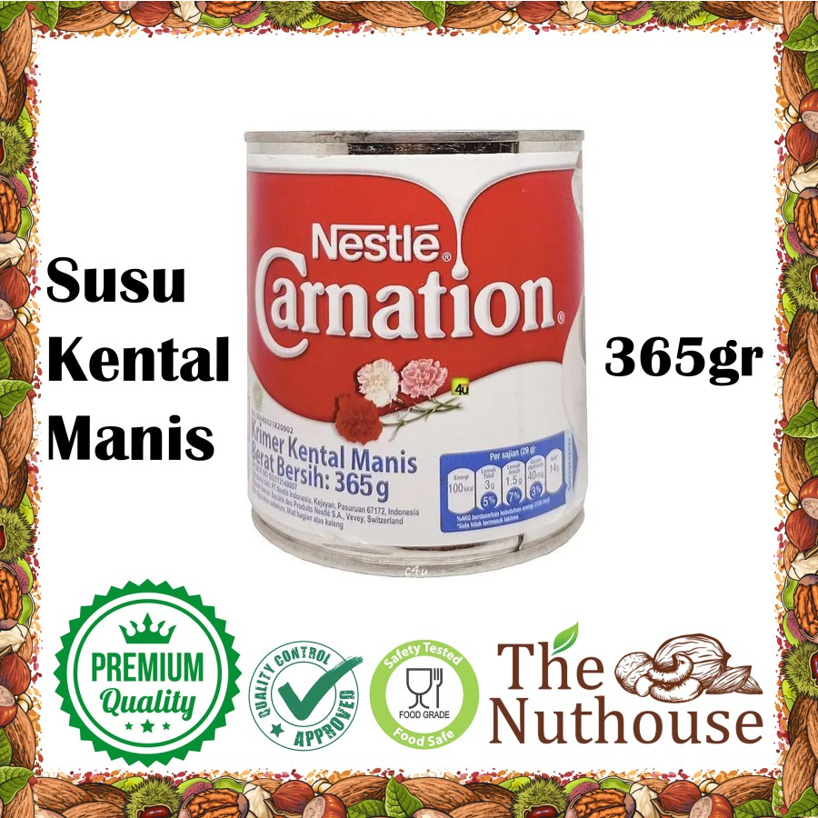 Nestle Carnation Sweet Condensed Milk / Susu Krimer Kental Manis 365gr