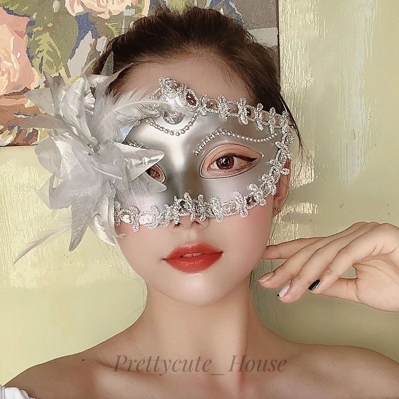 Topeng Pesta Masquerade Party Mask Topeng Wanita Topeng Pria Halloween