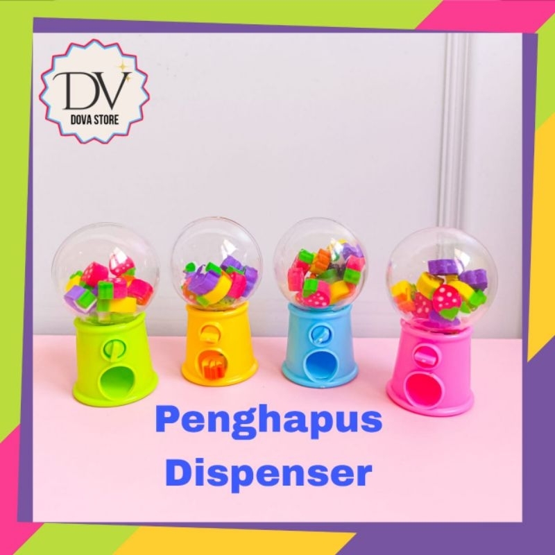 

PENGHAPUS DISPENSER MINI PENGHAPUS LUCU WARNA RANDOM PENGHAPUS WARNAWARNI