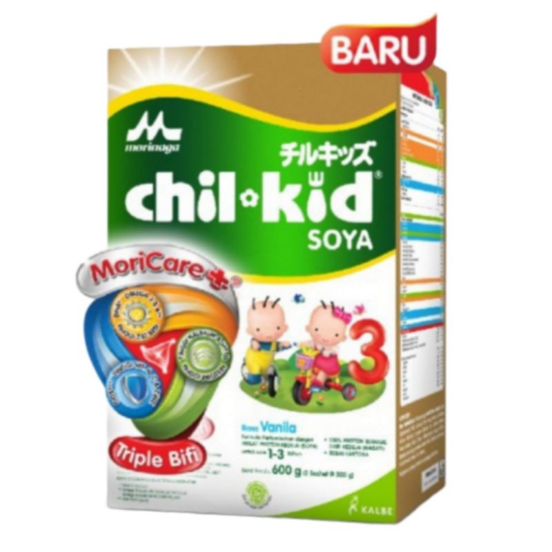 Morinaga Chil Kid Soya 3 Rasa Vanila dan Madu 600g