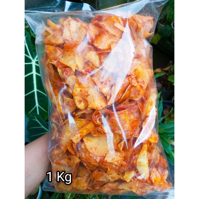 

Keripik singkong balado pedas manis homemade 1 kilo