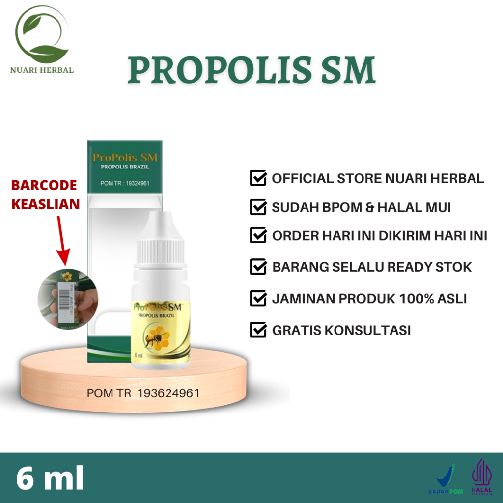 PROPOLIS SM BRAZIL 100 % Original - Propolis Sm Brazil - Propolis Sm With Nano Technology - Propolis
