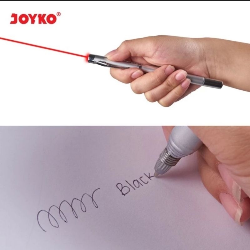 JOYKO LP100 Laser Pointer 4 Fungsi - Penunjuk Laser &amp; Pulpen Senter LP 100