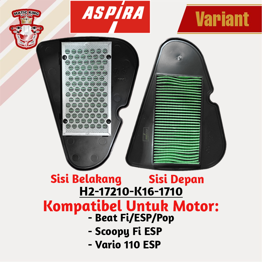 Filter Udara Hawa Honda PCX ADV 150 155 160 ORI ASLI Aspira Astra Otoparts H2-17210-K97-1710