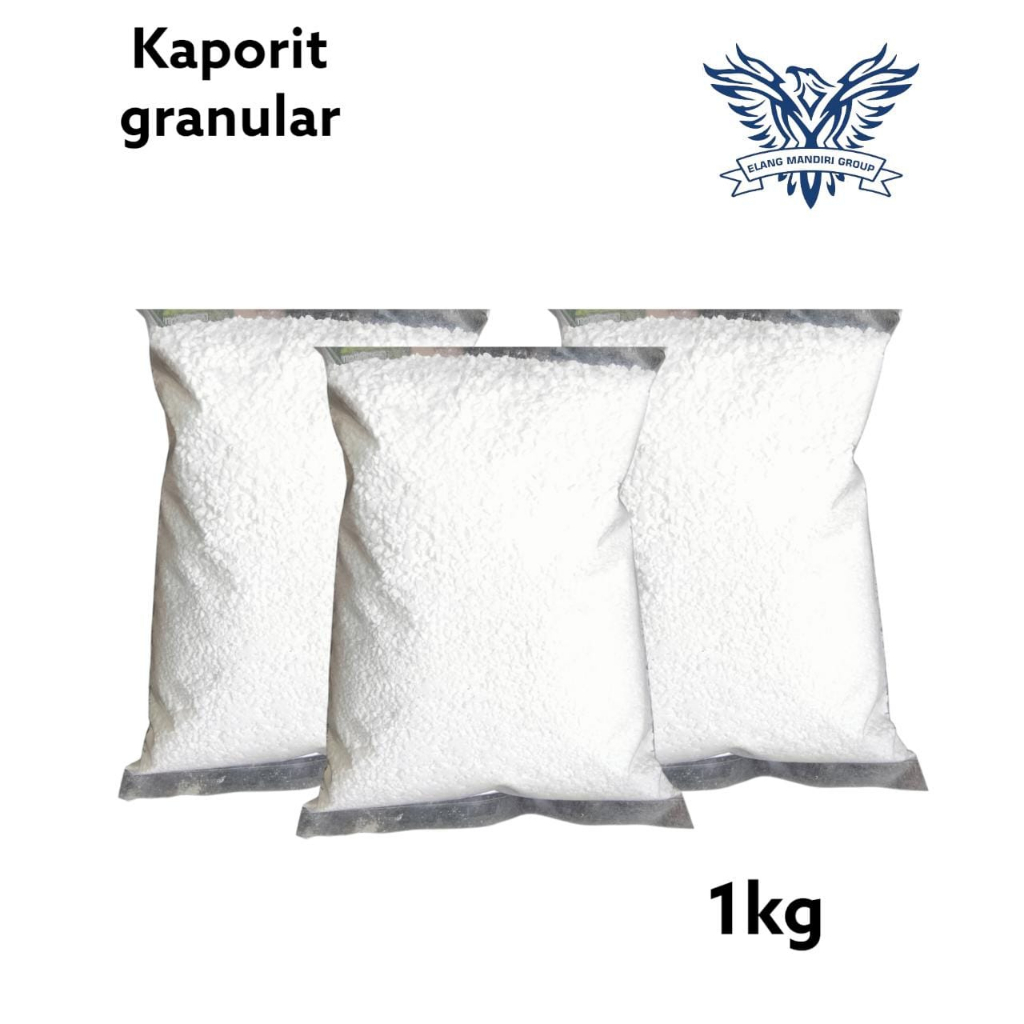 KAPORIT TCCA Granular Kemasan 1kg Kadar 90% Obat Penjernih Air Kolam Renang