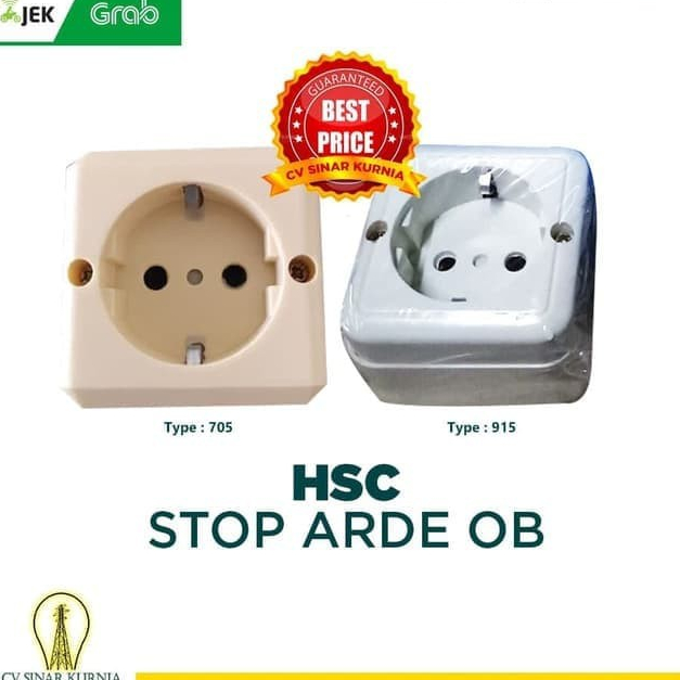 Stop Kontak Dinding  HSC 705 / 915 Radium Stop OB Outbow