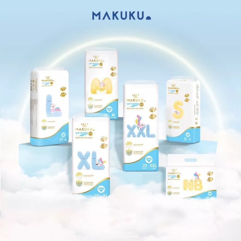 Makuku SAP Diapers Procare Pants/Tape