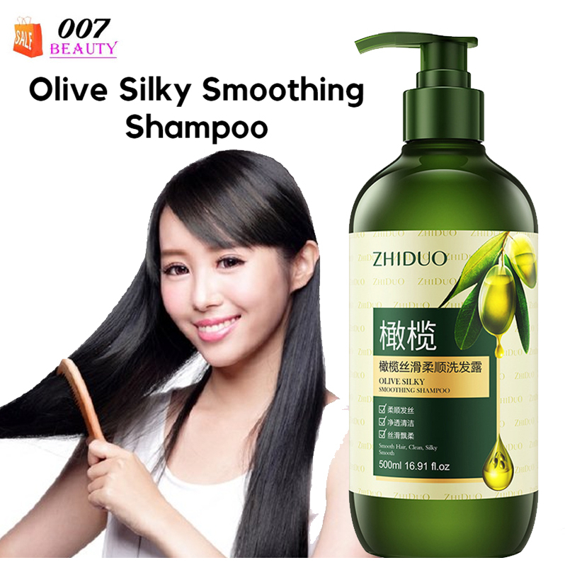 Best Shampo Olive CINDYNAL x ZHIDUO Olive Silky Shampoo 500ml