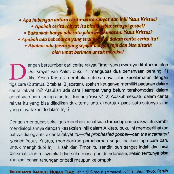 Makanan Adalah Sorga Buku Rohani Kristen Ebenhaizer I. Nuban Timo BPK Gunung Mulia