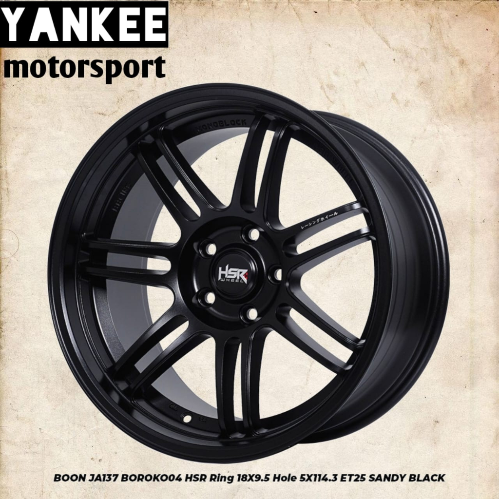 Velg Mobil Ring 18 untuk CRV, HRV, BRV, Innova dll HSR BOON