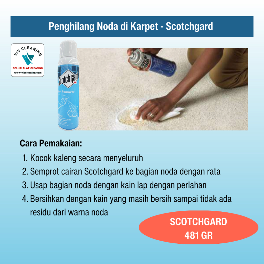 3M Cairan Penghilang Noda pada Karpet Scotchgard 481 gr