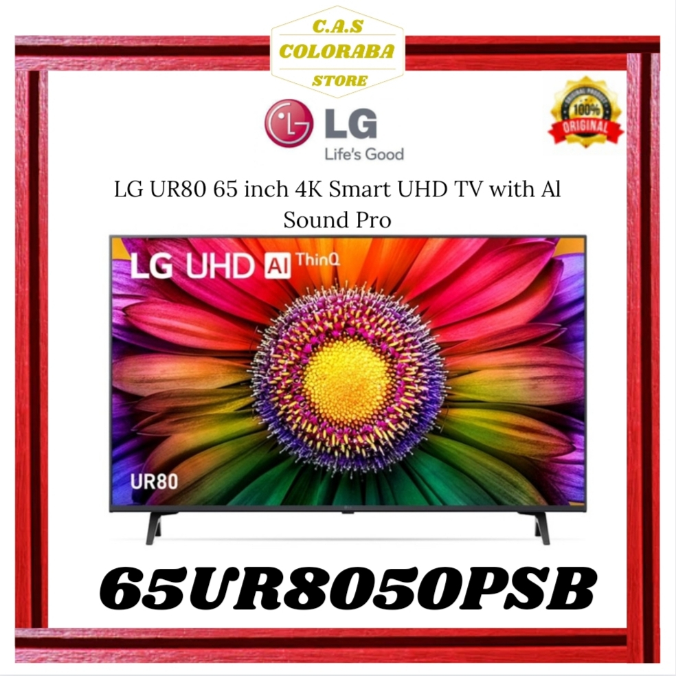 TV LG 65UR8050PSB SMART TV 65 INCH LED 4K UHD 65UR8050 65UR 65UR80 UR8050 UR8050PSB TV LG 65 INCH