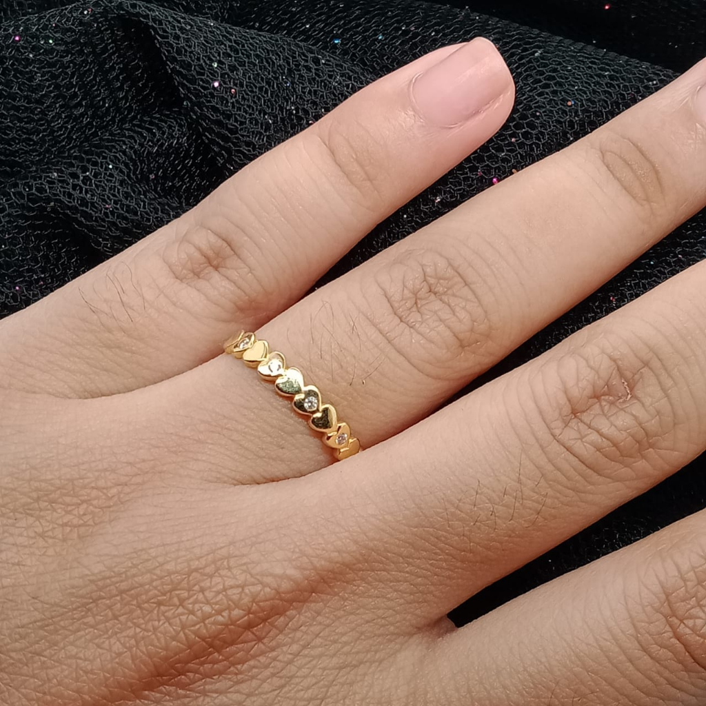 Cincin emas 17K - 1.15 Gr Kadar 750 - 4897