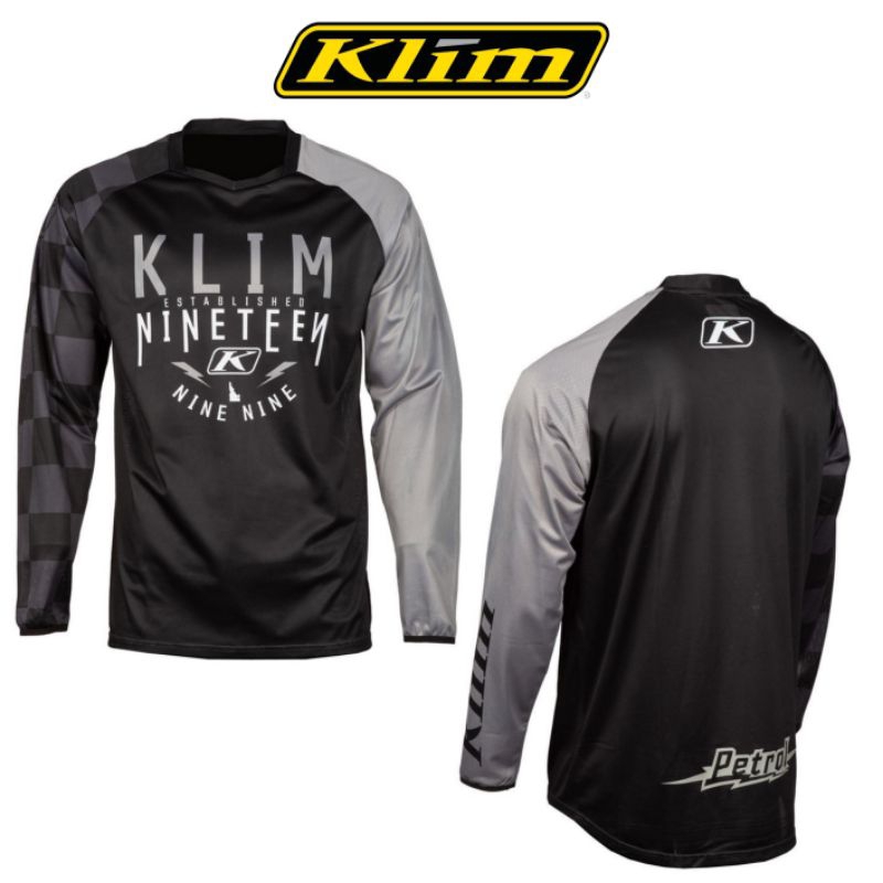 JERSEY KLIM PETROL CHECKERED BLACK