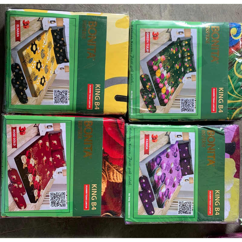 Sprei Bonita B4 King Size 180 X 200