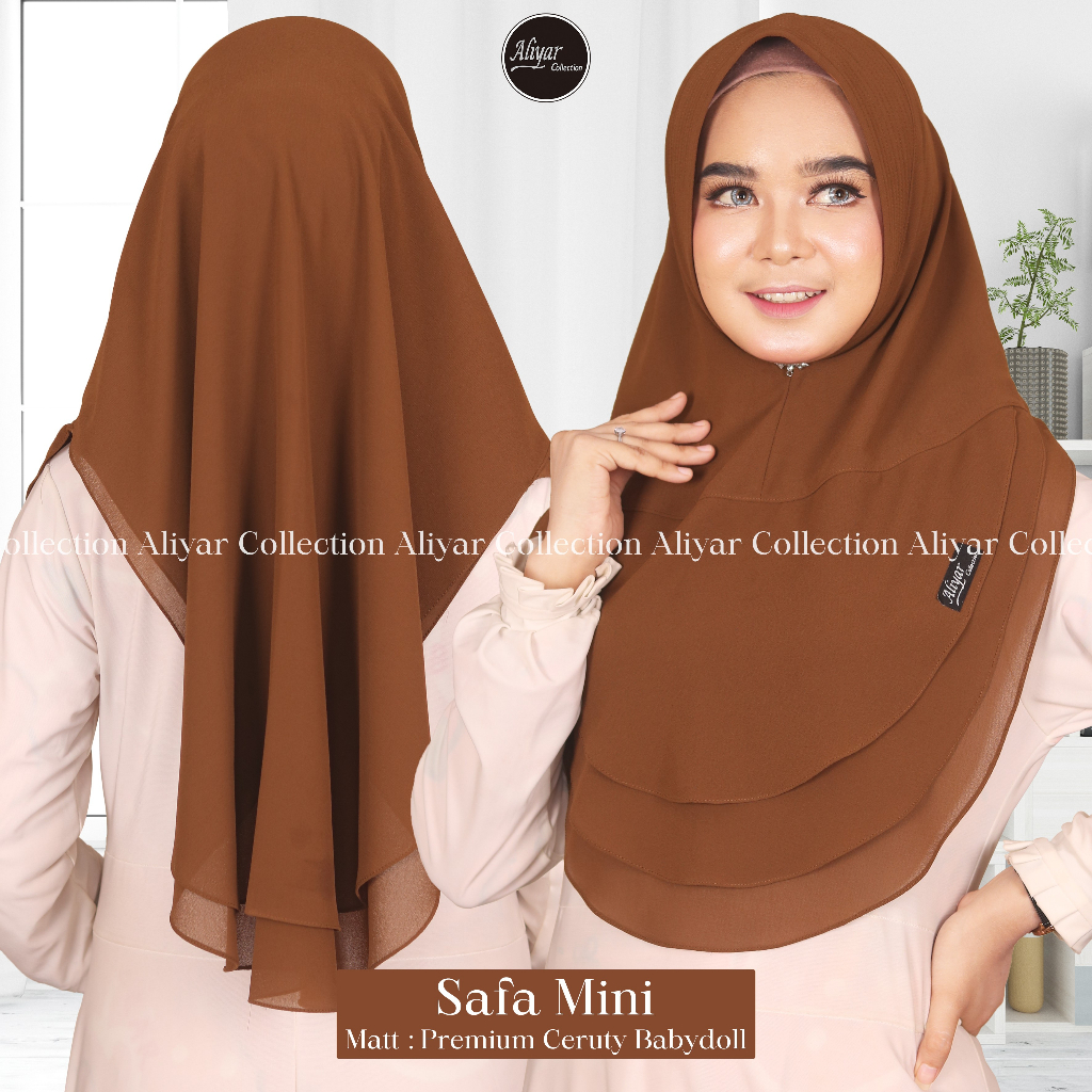 KHIMAR SAFA MINI ORIGINAL ALIYAR BY AWLIYA||AWLIYA COLLECTION|| KHIMAR TERBARU || HIJAB KEKINIAN || 
