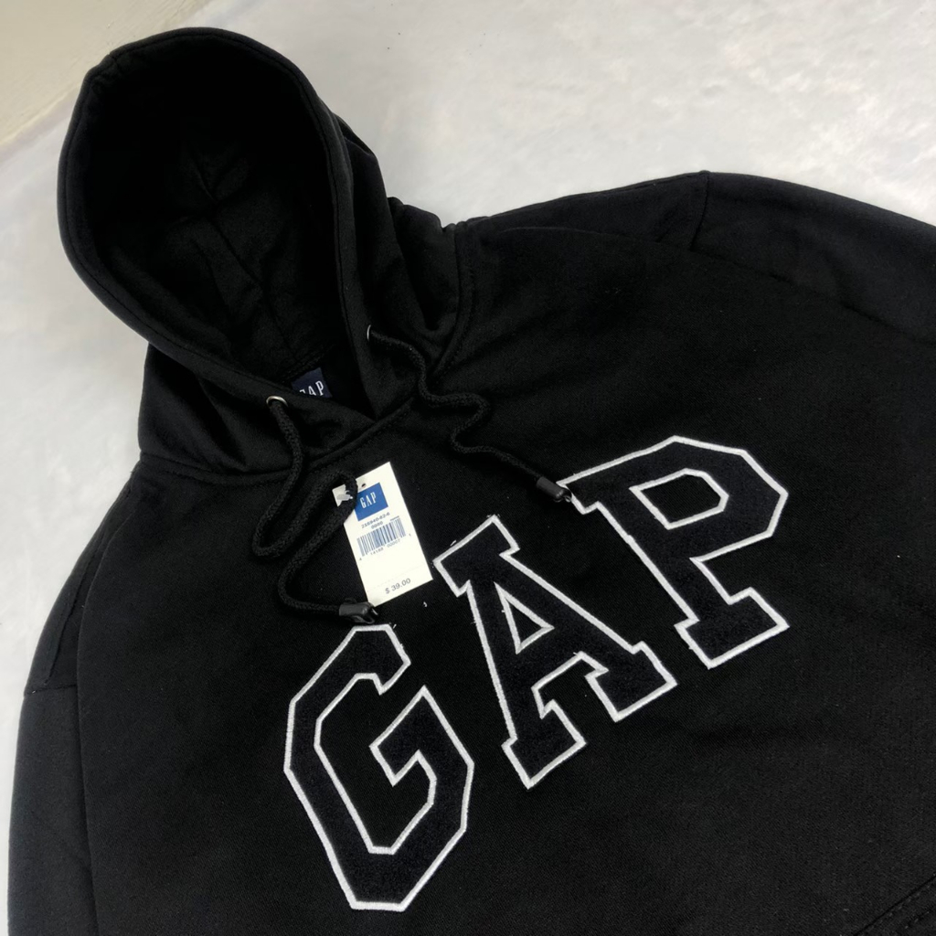 SWEATER HOODIE GAP HITAM//SWEATER PREMIUM LIKE//BAHAN KATUN //HOODIE 2023