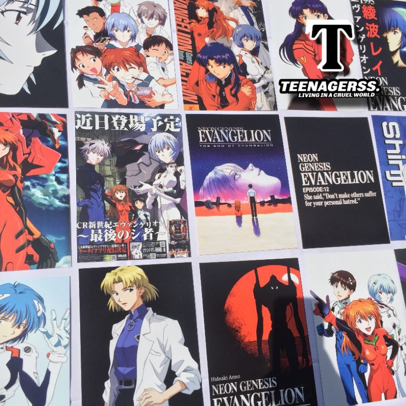 16 PCS Poster Neon Genesis Evangelion