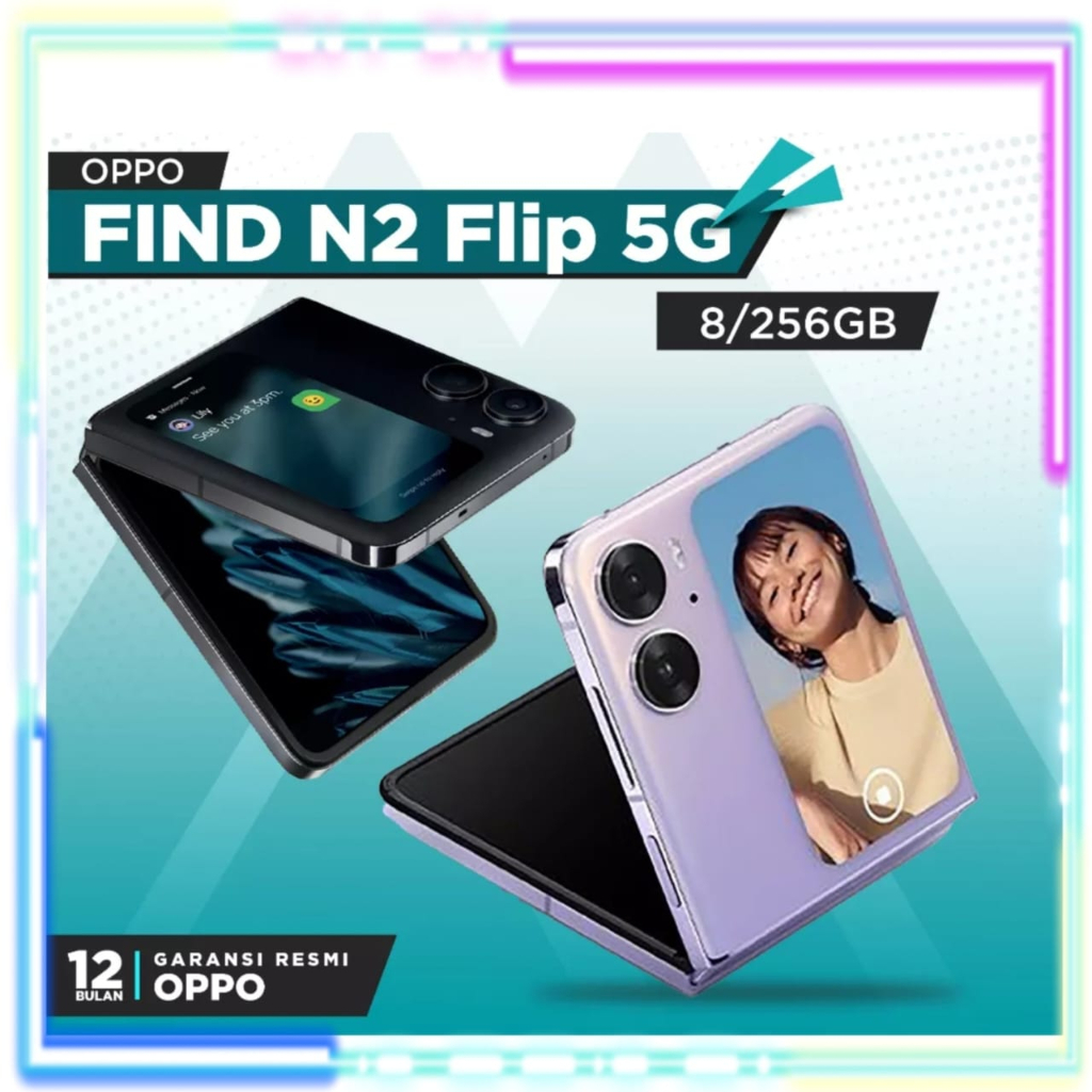 OPPO FIND N2 FLIP 5G 8/256 NEW GARANSI RESMI