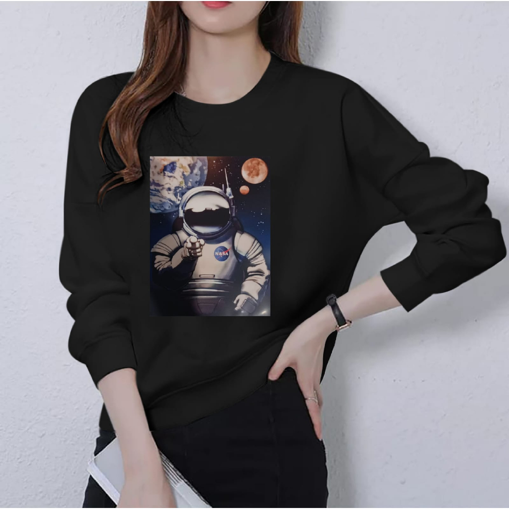 BAJU ATASAN TRENDY ASTRO GIRL TERBARU-BAJU DISTRO CEWEK KEREN LENGAN PANJANG MASA KINI DAN TERLARIS / BAJU CEWEK TERBARU