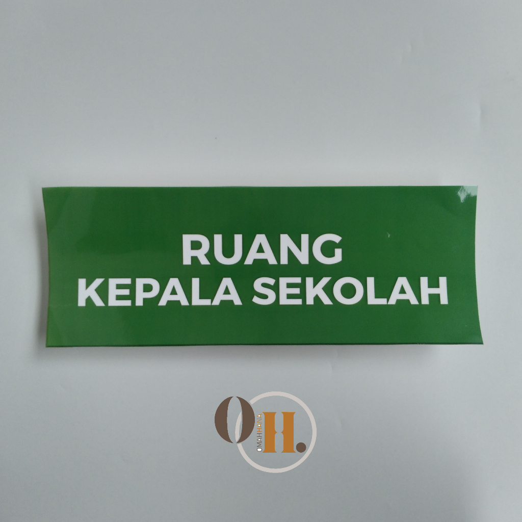 

Stiker Ruang Kepala Sekolah - Stiker Sekolah Vinyl